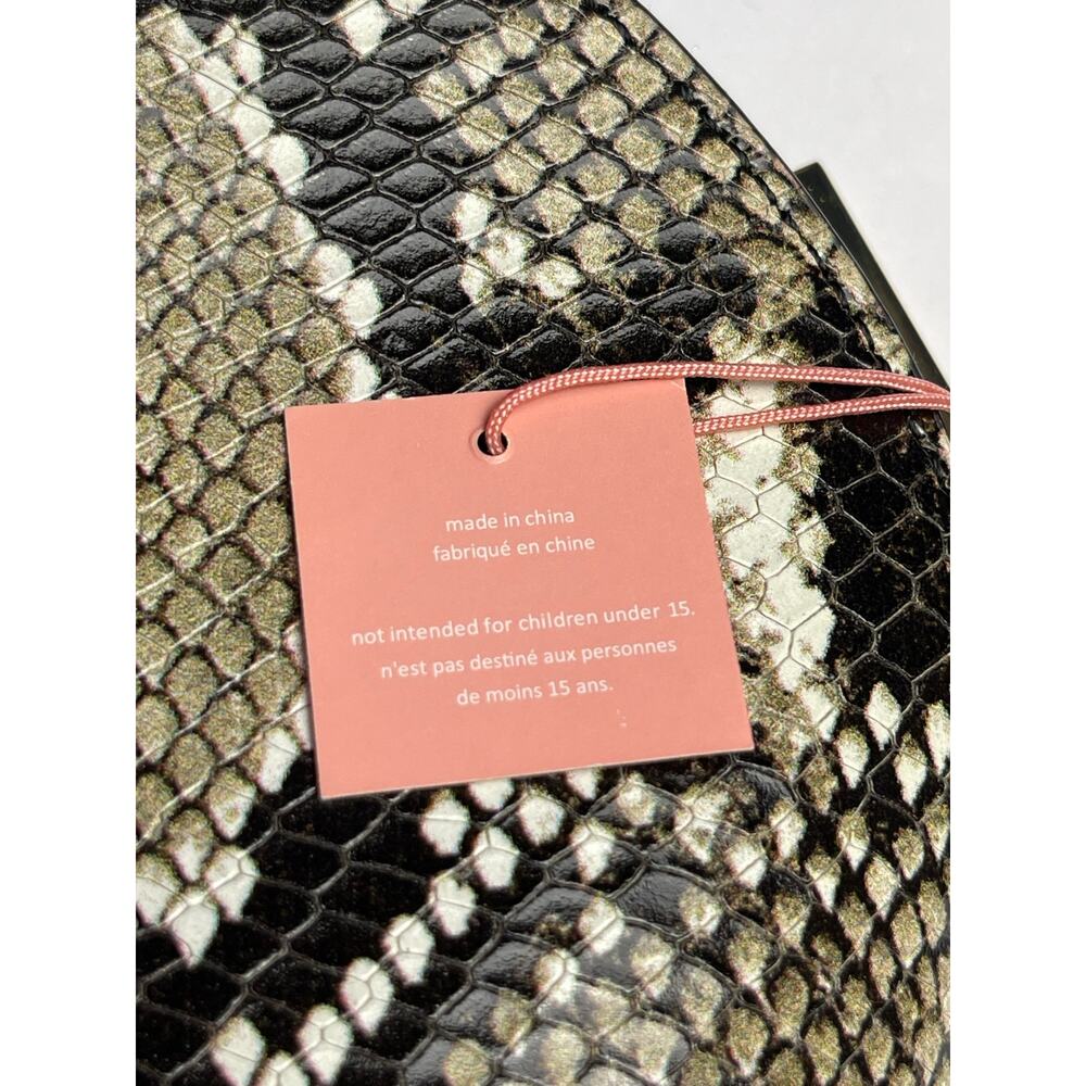 Cabi Serpent Mini Bag snakeskin print black strap New Faux Leather - Picture 7 of 9
